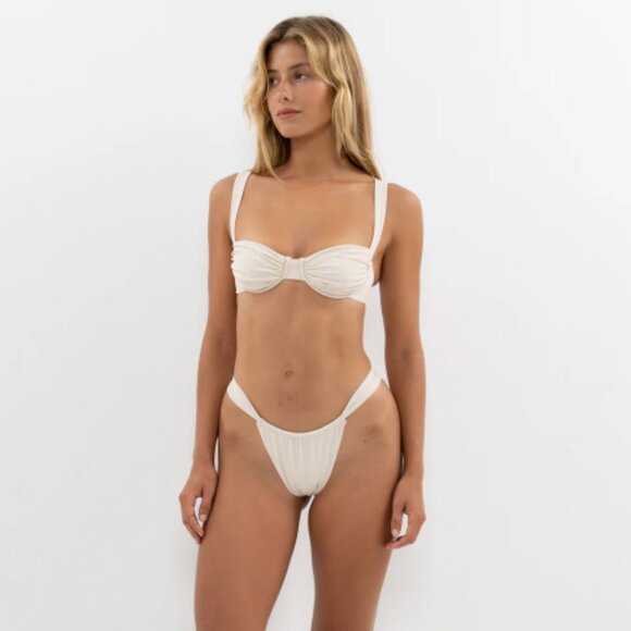 BELLE THE LABEL ORACLE TOP / BARE BOTTOMS Size Small/Medium CREAM - Picture 2 of 14